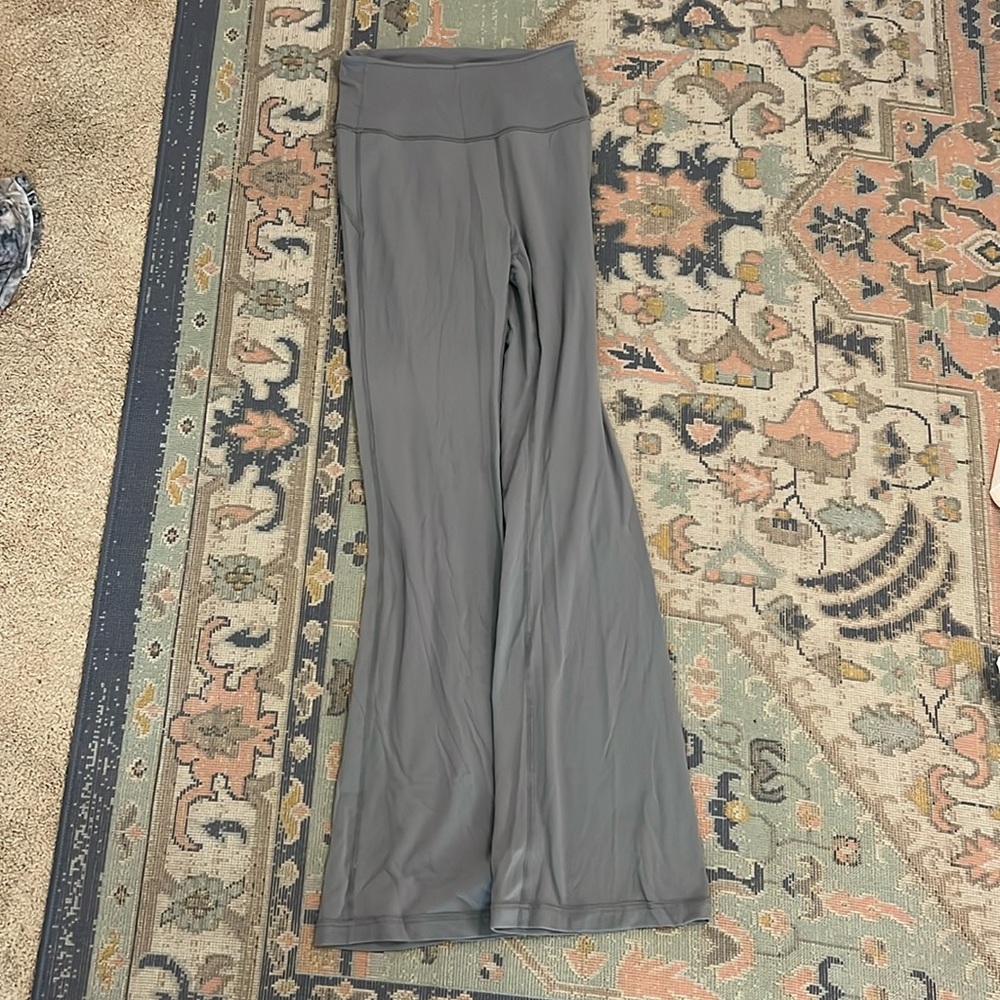 Lululemon grey flare pants